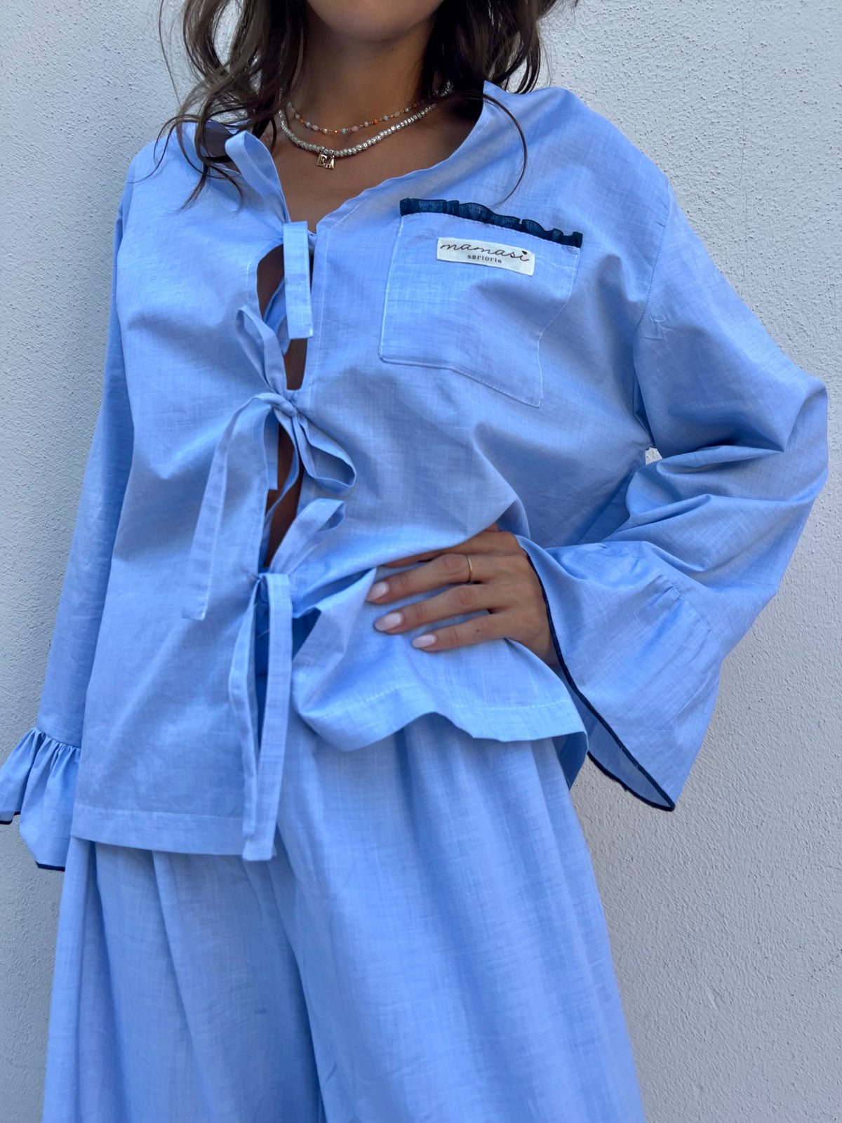 Pajama STAY IN — Turchese