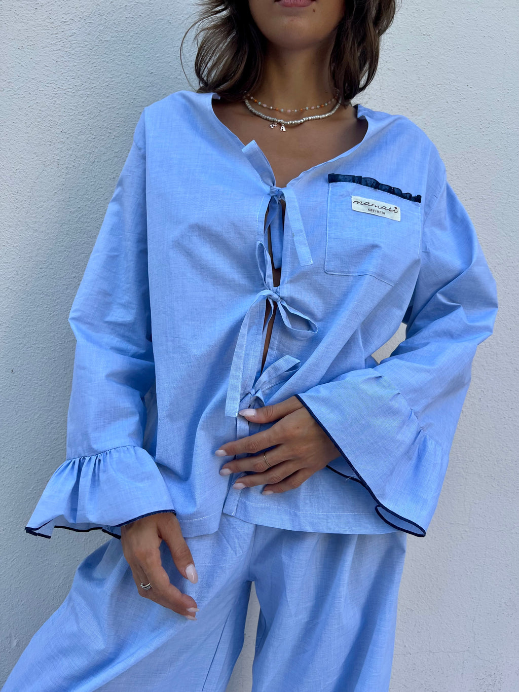 Pajama STAY IN — Turchese