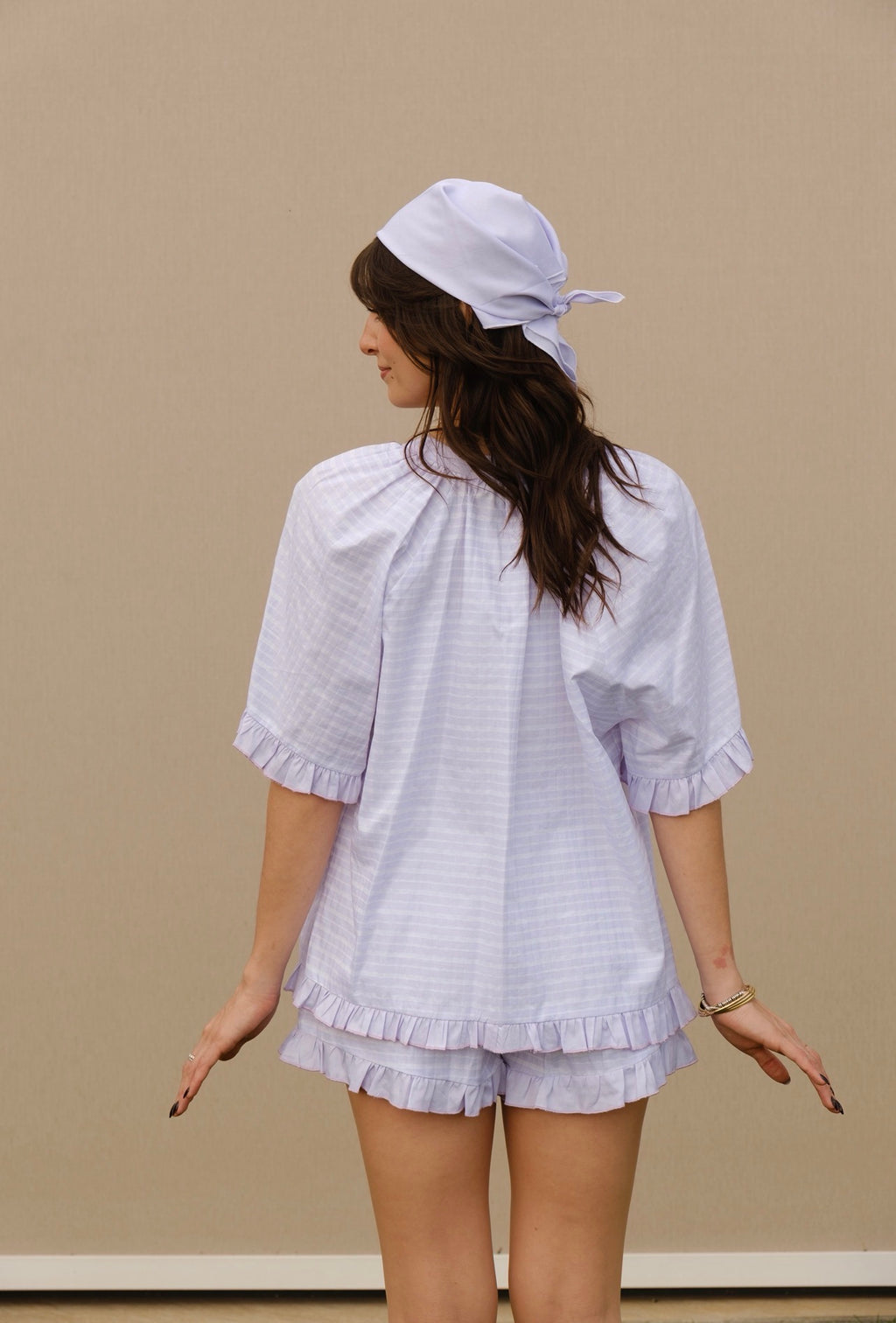 Pigiama Dolce Notte – Lilla Tartan