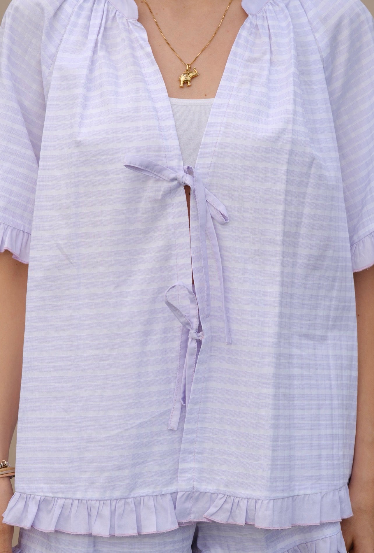 Pigiama Dolce Notte – Lilla Tartan