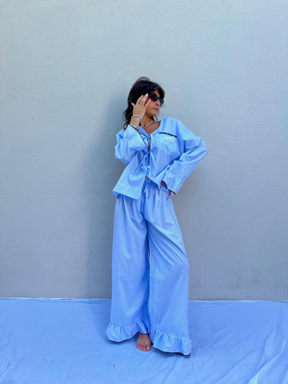 Pajama STAY IN — Cobalto