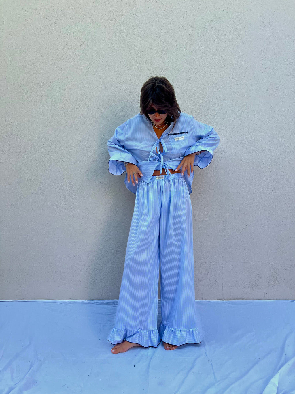 Pajama STAY IN — Cobalto