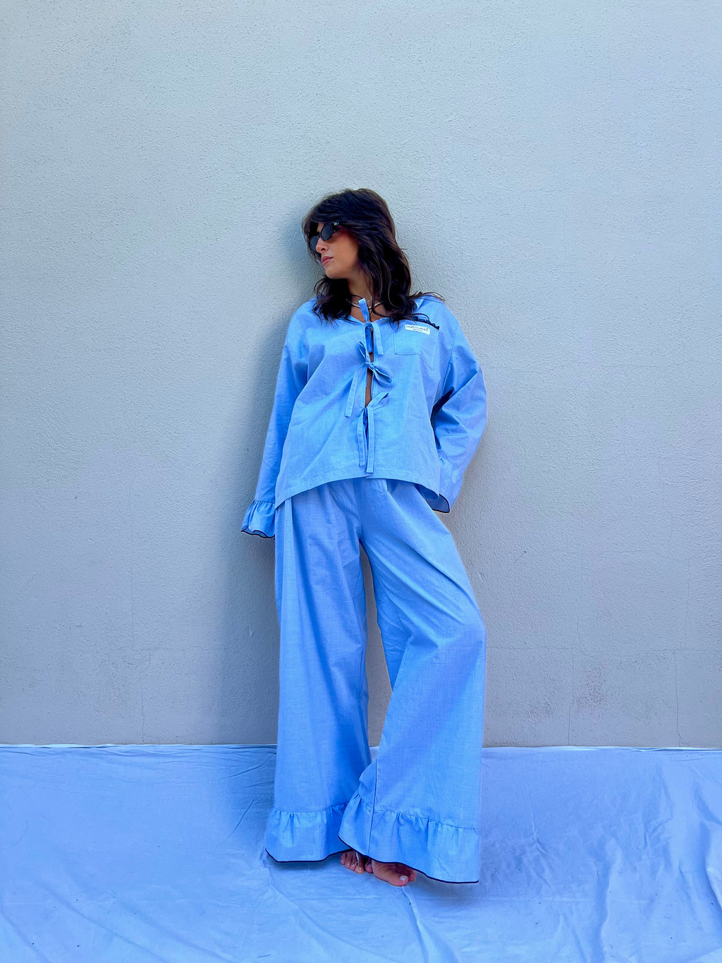Pajama STAY IN — Turchese