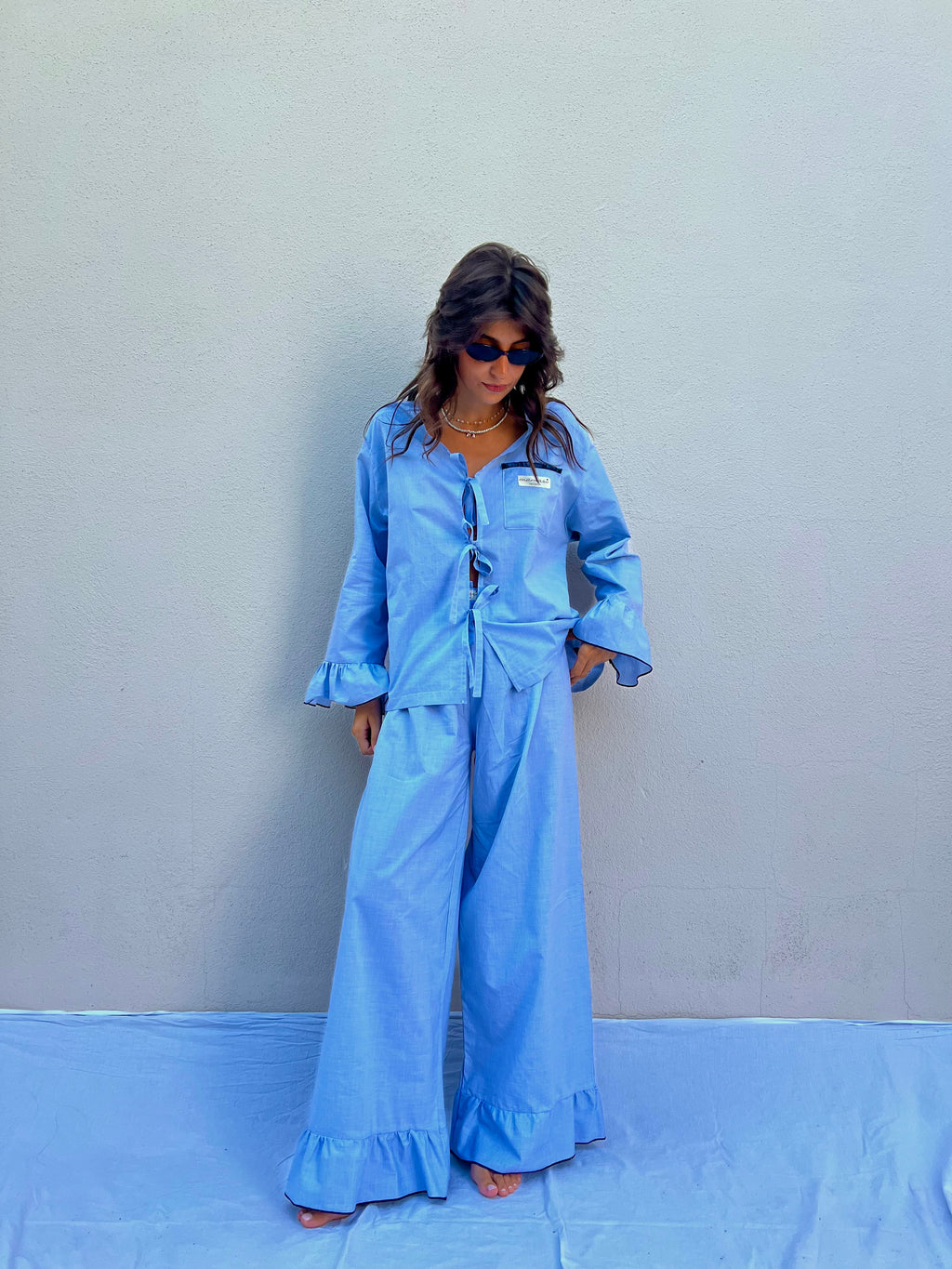 Pajama STAY IN — Turchese
