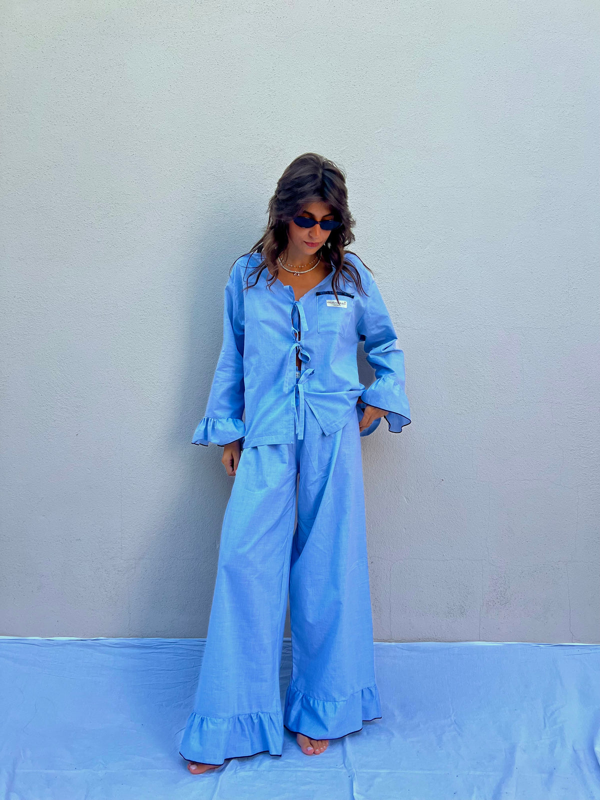Pajama STAY IN — Turchese
