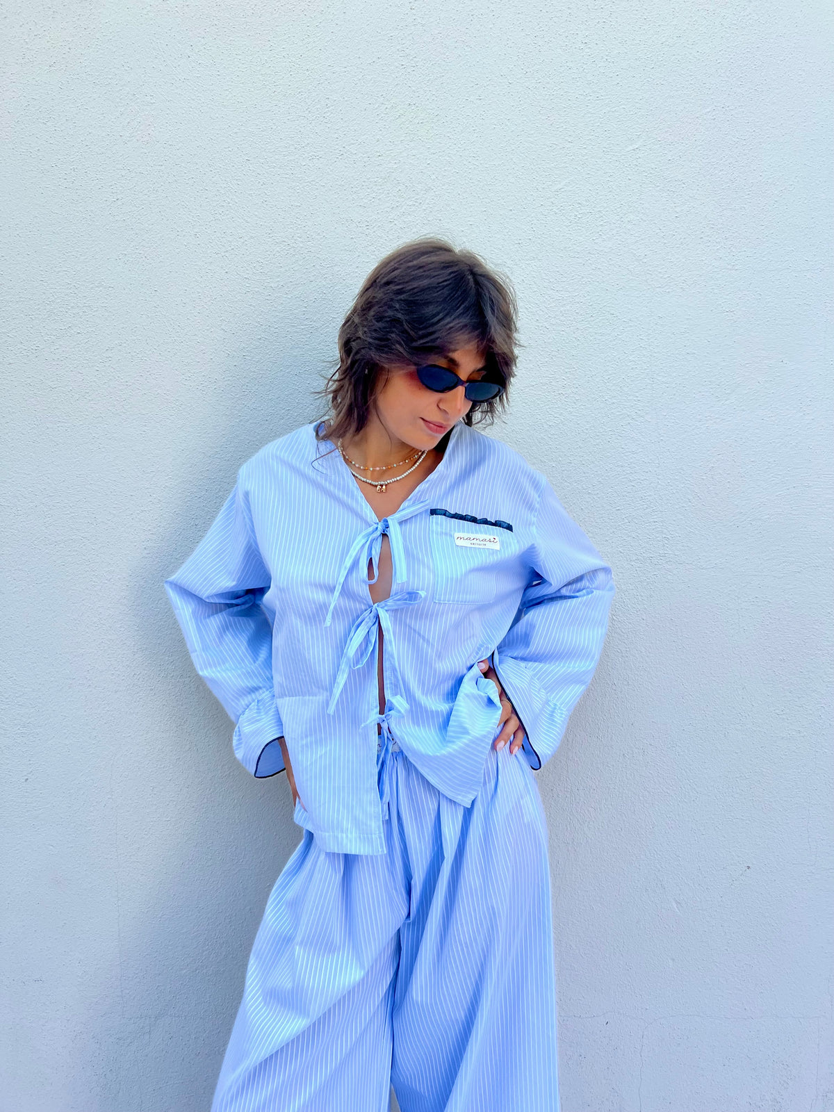 Pajama STAY IN — Cobalto
